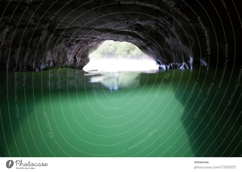 Unterwasserhöhle Erholung ruhig Freizeit & Hobby Ferien & Urlaub & Reisen Tourismus Abenteuer Sommer Natur Landschaft Wasser Felsen Schlucht Wellen Küste Riff