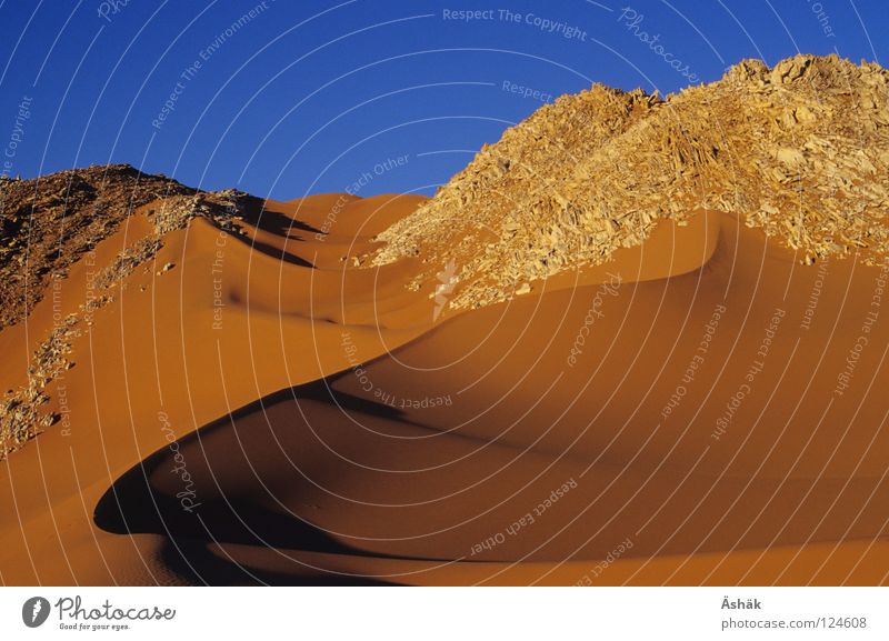 Marmorberge Niger Physik Dürre Afrika Wüste Sahara Air-Gebierge Sand Stranddüne Wärme