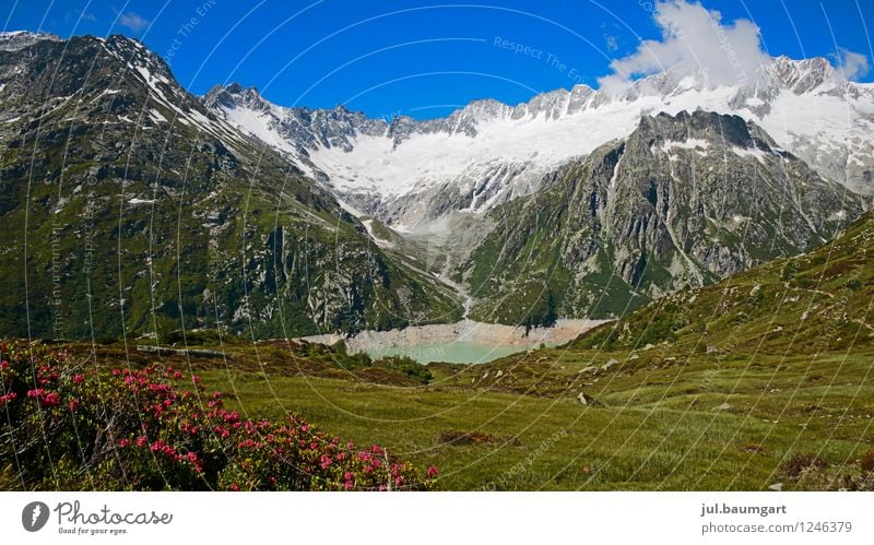 Göschenen Berge & Alpsee Berge u. Gebirge Sport Natur Landschaft Himmel Sonne Schönes Wetter Schnee Alpen "Göschenen Schweiz" Gipfel Schneebedeckte Gipfel