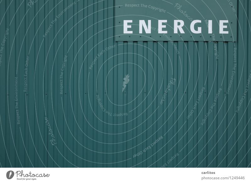 Energie | CO2 Wand Verkleidung Energiewirtschaft Erneuerbare Energie grün ökologisch Umweltschutz Energie sparen umweltfreundlich Technik & Technologie