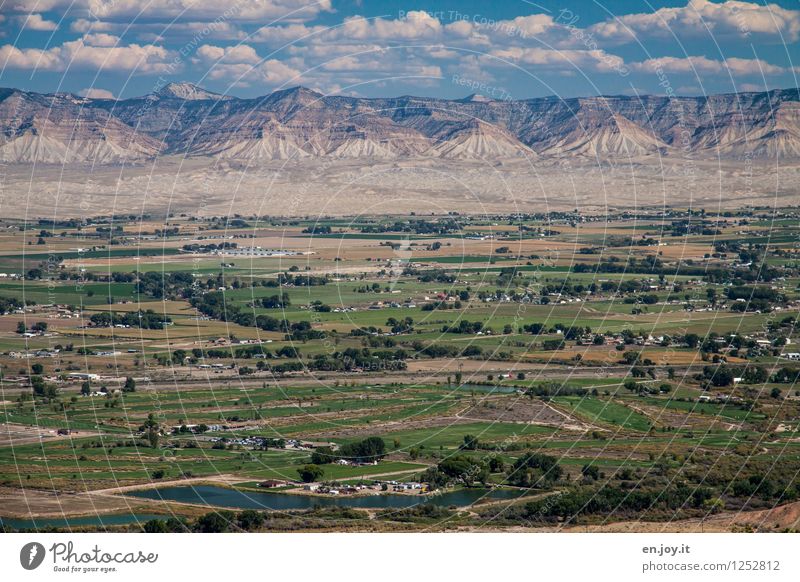 Aussicht Ferien & Urlaub & Reisen Ausflug Abenteuer Ferne Sommer Sommerurlaub Umwelt Natur Landschaft Himmel Wolken Berge u. Gebirge Colorado USA Amerika