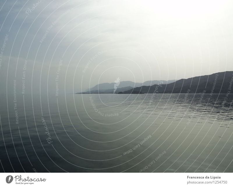 Stille Küste I Landschaft Wasser Himmel Horizont Berge u. Gebirge Sinai-Halbinsel Bucht Meer Wüste leuchten einfach Ferne Unendlichkeit blau ruhig träumen