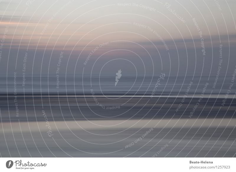 Abendstimmung Umwelt Natur Landschaft Wolken Nachthimmel Sonnenaufgang Sonnenuntergang Sommer Wetter Küste Nordsee Insel Spiekeroog Sand atmen beobachten