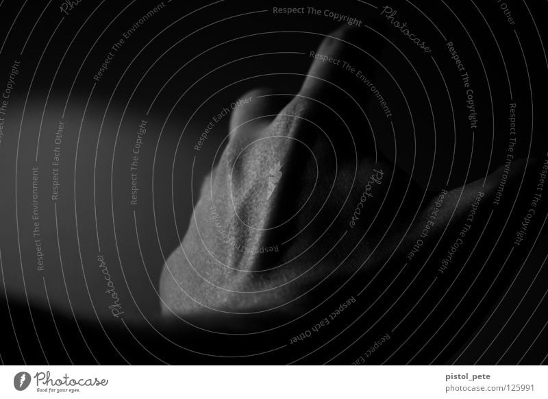 hab's gleich Hand Finger Gefäße Falte Schwarzweißfoto Haut Arme Mensch Körperteile Nahaufnahme