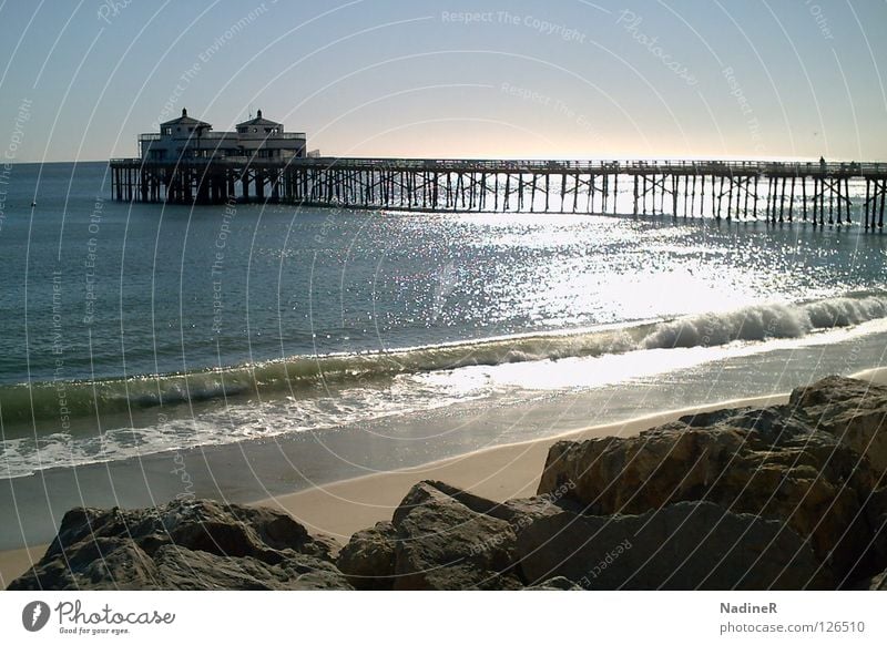 Confined Illimitability Kalifornien Los Angeles Highway One Strand Ferien & Urlaub & Reisen Blauer Himmel Frieden Küste Californi Santa Monica Route 1 USA