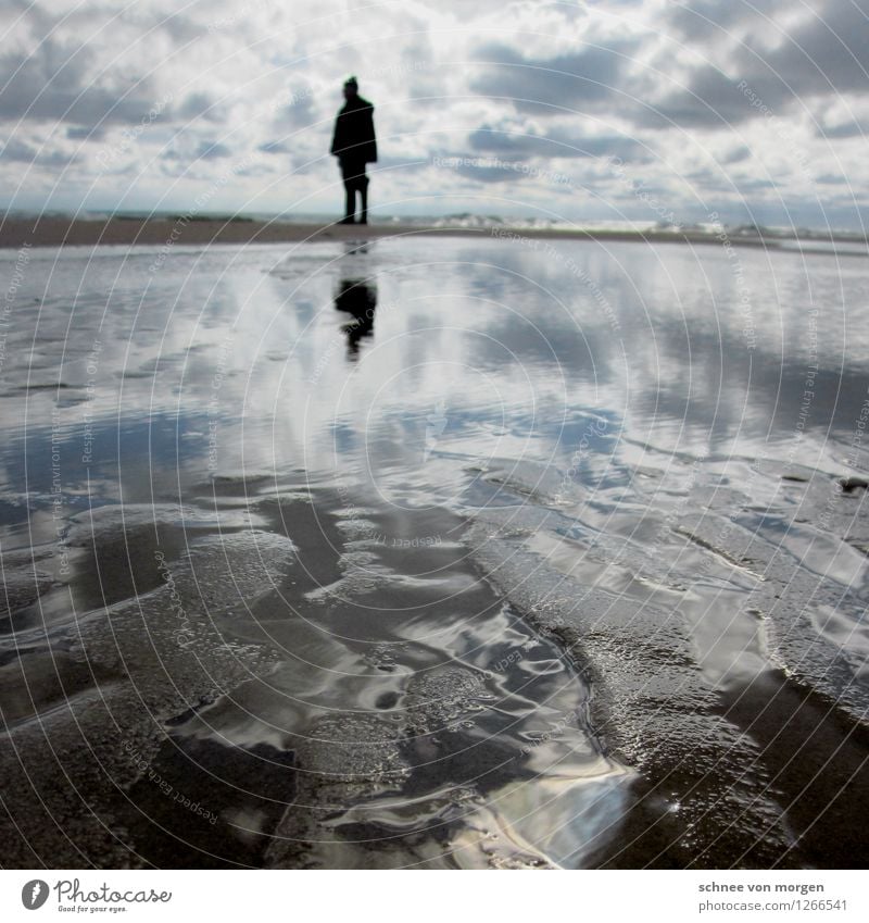 unendliches Meer Mensch maskulin 1 Umwelt Natur Landschaft Pflanze Erde Wasser Sonne Herbst Klima Wetter Wind Sturm Wellen Küste Insel Portugal Dorf Fischerdorf