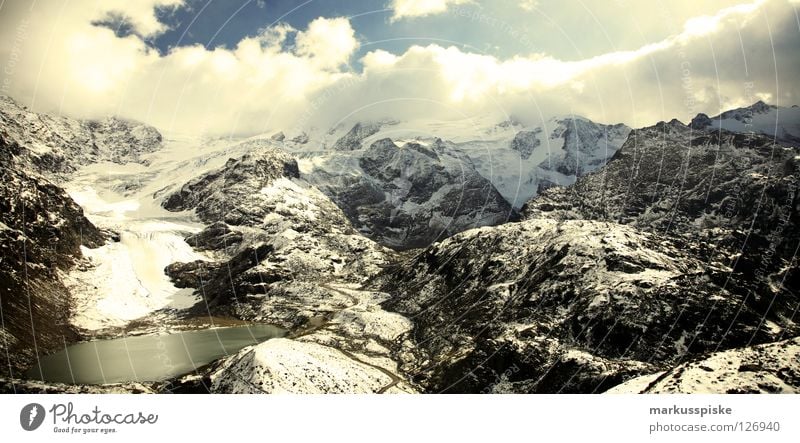 steingletscher am sustenpass, CH Schweiz Kanton See gefroren Restaurant Rastplatz Nebel Wolken Hochebene wandern Freizeit & Hobby Ferien & Urlaub & Reisen