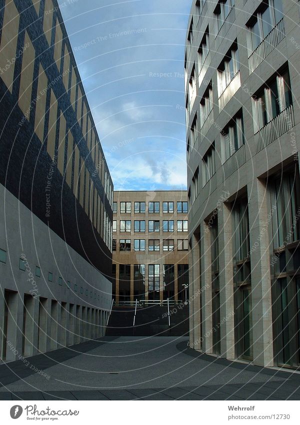 Häuserschlucht Haus Schlucht Architektur Düsseldorf