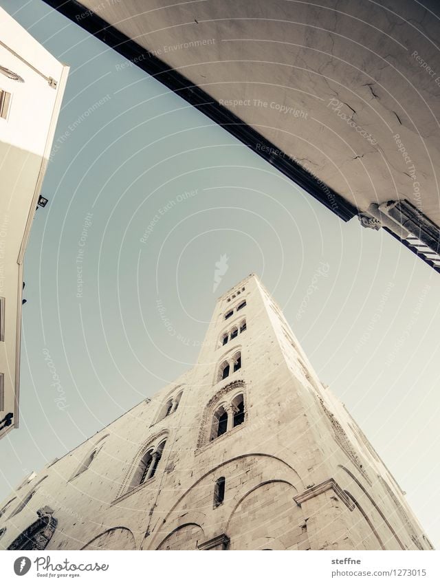 Kirche: Bari Apulien Italien Altstadt Dom Fassade Sehenswürdigkeit Religion & Glaube Farbfoto Gedeckte Farben Außenaufnahme Menschenleer Textfreiraum Mitte