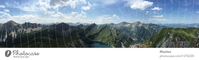 Was für Berge Pt. 2 Natur Landschaft Urelemente Luft Himmel Wolken Sonne Sommer Schönes Wetter Alpen Berge u. Gebirge Österreich Gipfel See Gebirgssee atmen