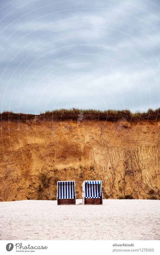 Sylt II Ferien & Urlaub & Reisen Tourismus Ausflug Ferne Freiheit Strand Meer Umwelt Natur Landschaft Urelemente Sand Himmel Wolken Klima Wetter Schlucht Küste