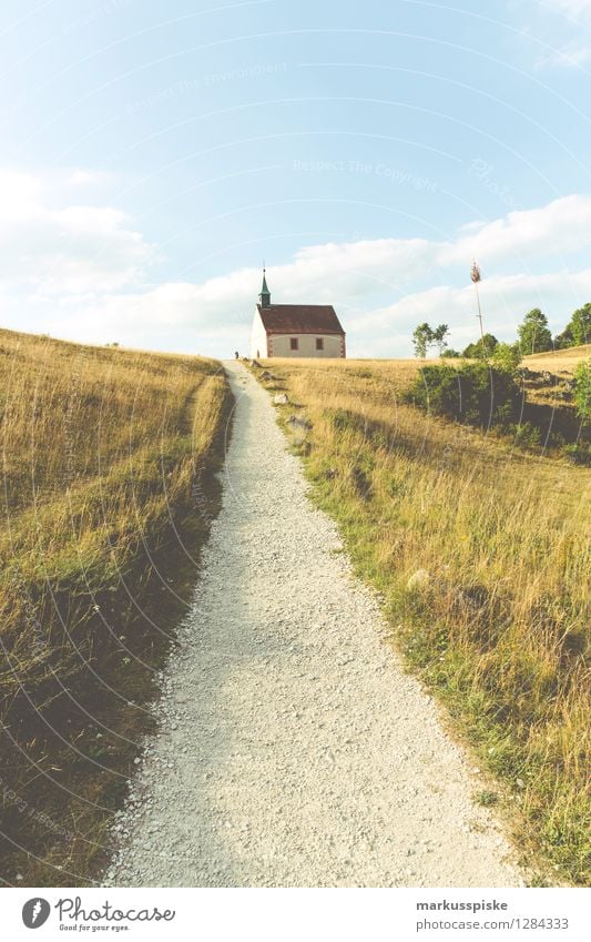 Walberla - Ehrenbürg Freizeit & Hobby Ferien & Urlaub & Reisen Tourismus Ausflug Abenteuer Freiheit Sommerurlaub Berge u. Gebirge wandern Wiese Feld Hügel