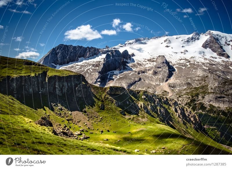 Dolomiten V Erholung ruhig Sommer Sommerurlaub Berge u. Gebirge Natur Landschaft Sonnenlicht Schönes Wetter genießen Ferien & Urlaub & Reisen ästhetisch