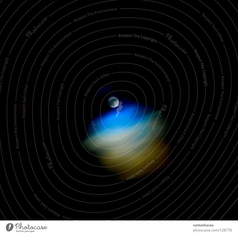Colours of the Darkness Licht Natur Farbe Moon Light Clouds Ray of Light Momentaufnahme
