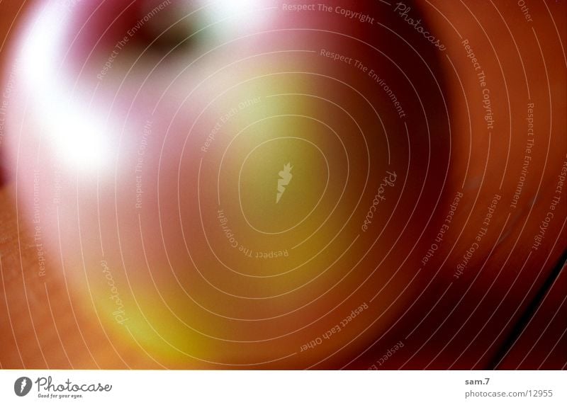 Dies ist kein Apfel Nahaufnahme Gesundheit Frucht Focus Perspektive