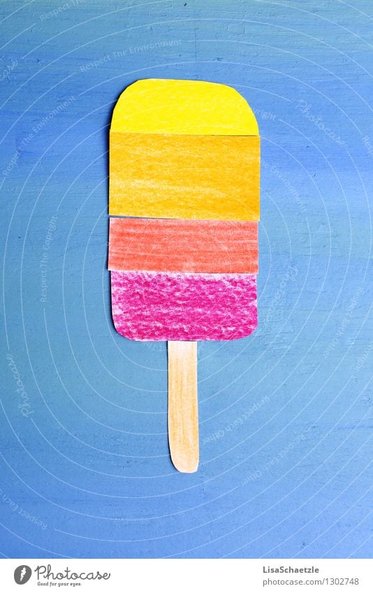 Stilistisches Eis Speiseeis Design Sommer Sommerurlaub Sonne genießen ästhetisch exotisch frisch kuschlig Selbstbeherrschung Dekadenz Freude Lebensfreude Lust