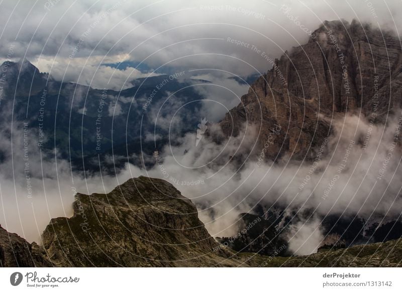 Ein Unwetter zieht auf Ferien & Urlaub & Reisen Tourismus Ausflug Abenteuer Ferne Freiheit Expedition Berge u. Gebirge wandern Umwelt Natur Landschaft Pflanze