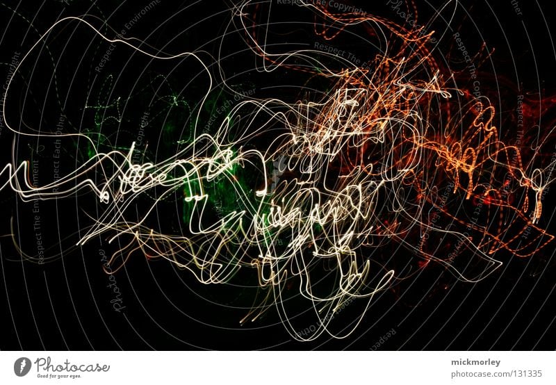 lichtspermien Langzeitbelichtung Belichtung Streifen chaotisch Gemälde Zeit durcheinander schwarz Hintergrundbild wackeln Weltall Linie warr unruhig