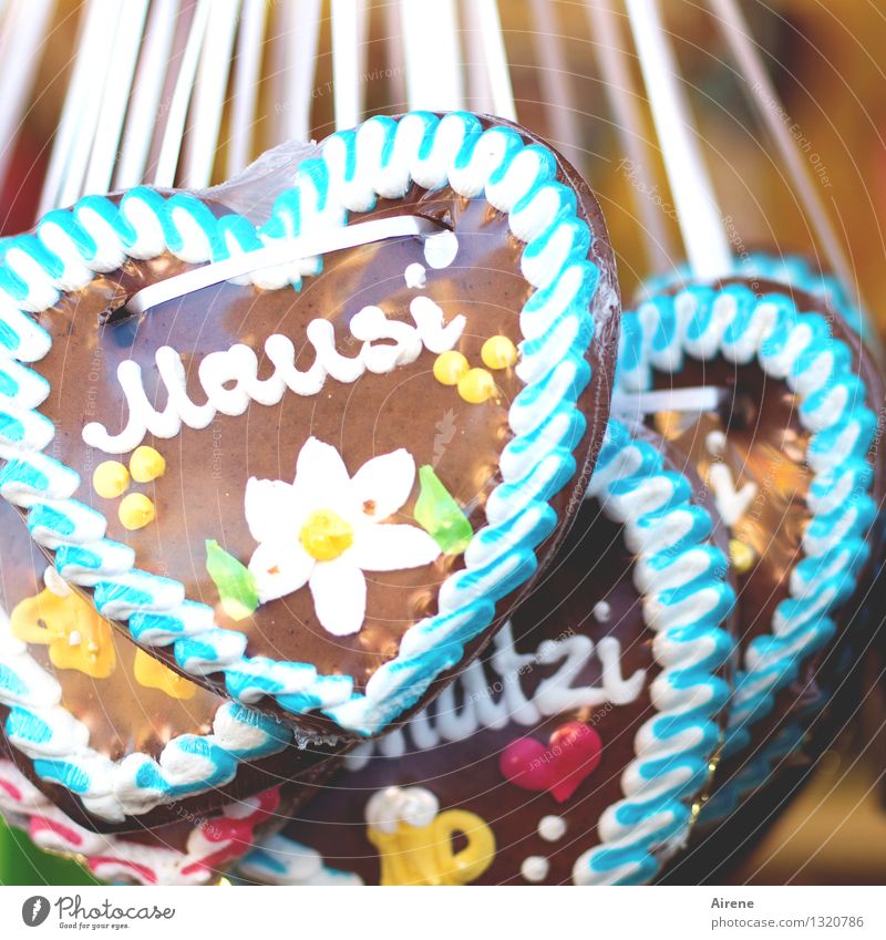 herzig's Mausi Süßwaren Lebkuchen Lebkuchenherzen Feste & Feiern Oktoberfest Jahrmarkt Folklore Tradition Ritual Kitsch Krimskrams Souvenir Schriftzeichen