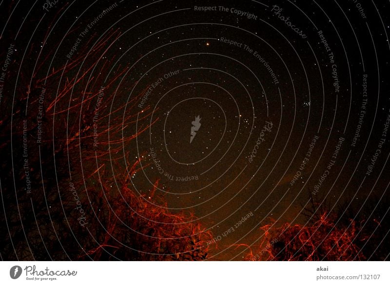 Starry Starry Night Stern Sternbild Astrofotografie Himmel Unschärfe Spiegelteleskop himmelblau Geometrie Perspektive Paradies ruhig Licht Natur