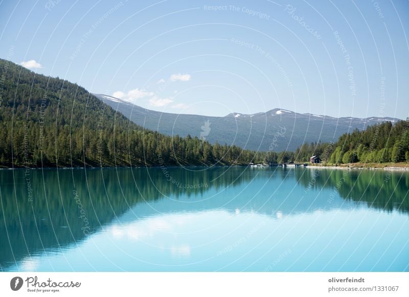 Norwegen - Jotunheimen Ferien & Urlaub & Reisen Ausflug Abenteuer Ferne Freiheit Expedition Umwelt Natur Landschaft Himmel Wolkenloser Himmel Horizont Sommer