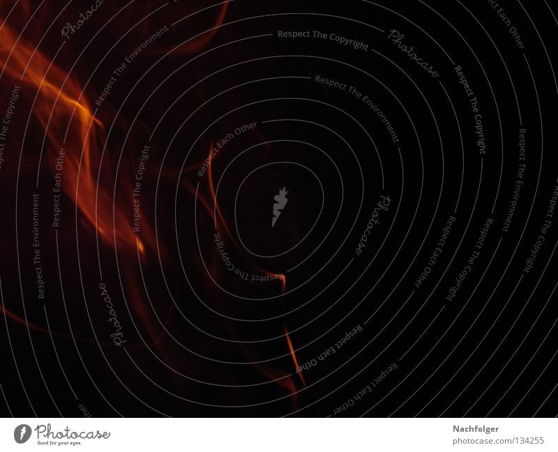 nichtverlöscht Glut rot dunkel Hoffnung Licht Nacht Feuer Brand