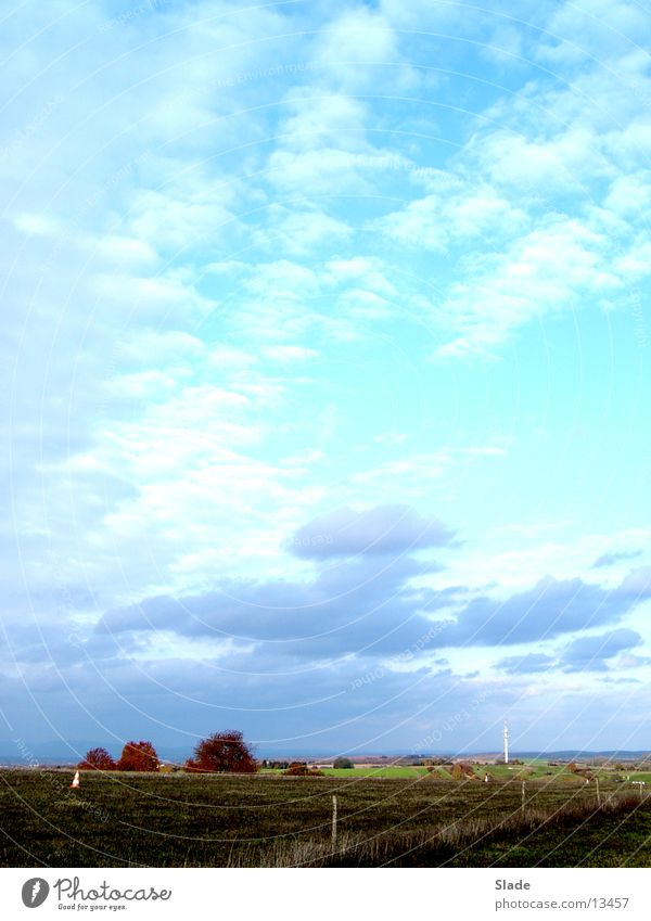 Wolken Horizont Herbst Himmel Wetter Sonne