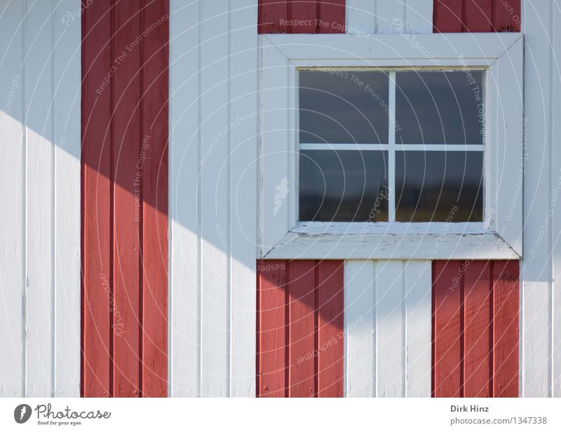 Ausblick mit Streifen Ferien & Urlaub & Reisen Ausflug Ferne Sommer Sommerurlaub Strand Dorf bevölkert Haus Hütte Bauwerk Gebäude Architektur Mauer Wand Fenster