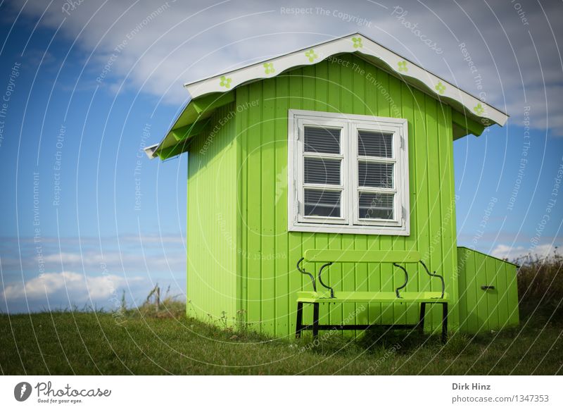 Strandhaus auf Ærø I Freizeit & Hobby Ferien & Urlaub & Reisen Tourismus Ausflug Ferne Freiheit Sommerurlaub Sonne Dorf Menschenleer Haus Hütte Gebäude