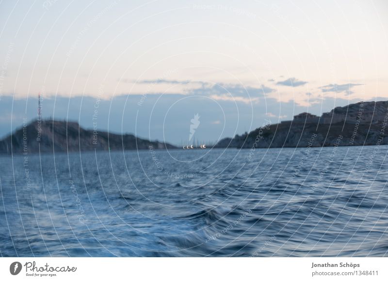 Îles de Marseille XIII Umwelt Natur Wasser Sommer schlechtes Wetter außergewöhnlich bedrohlich Entsetzen Todesangst Unglaube Mittelmeer Südfrankreich Frankreich