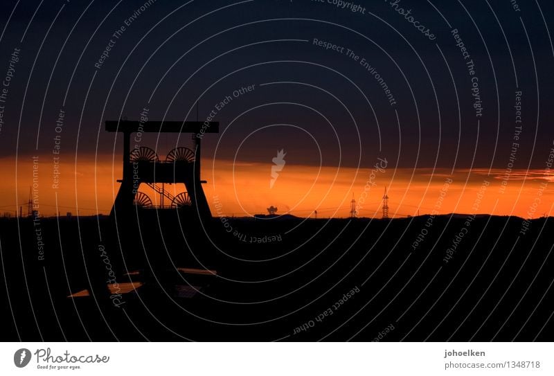 100 | Wo bitte geht's zum Lightdeck? Fabrik Industrie Dienstleistungsgewerbe Wolken Sonnenaufgang Sonnenuntergang Herten Ruhrgebiet Skyline Industrieanlage Turm