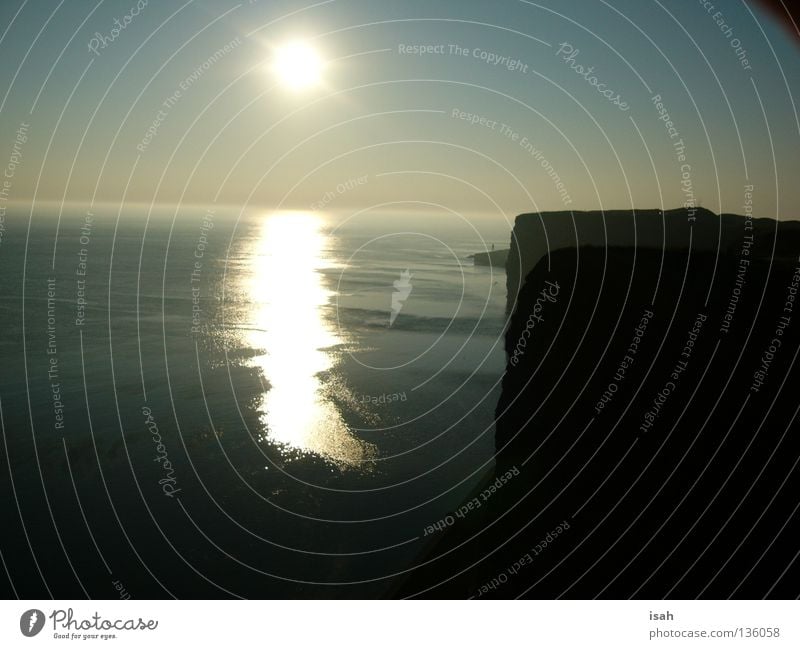 Sonnenuntergang auf Helgoland Abenddämmerung Dämmerung Meer Küste Strand Himmelskörper & Weltall Insel