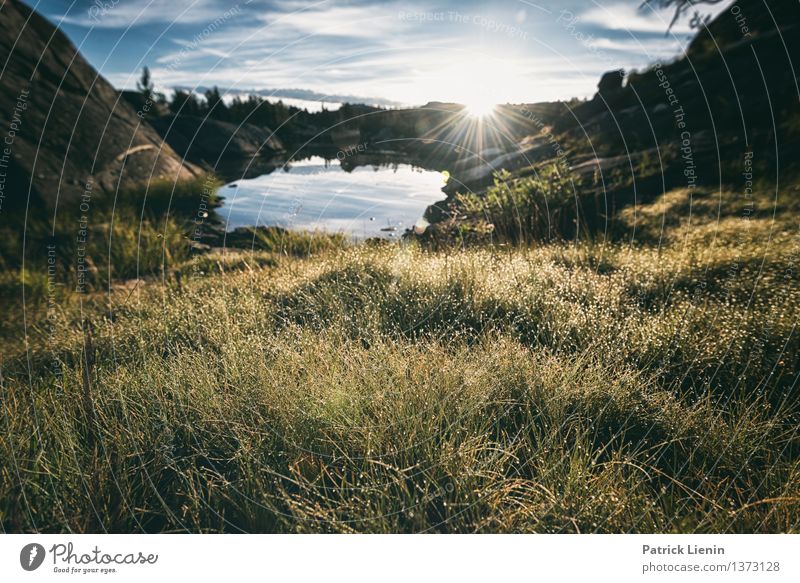 Morgen in der Sierra Zufriedenheit Ferien & Urlaub & Reisen Tourismus Ausflug Abenteuer Camping Berge u. Gebirge wandern Umwelt Natur Landschaft Urelemente Erde