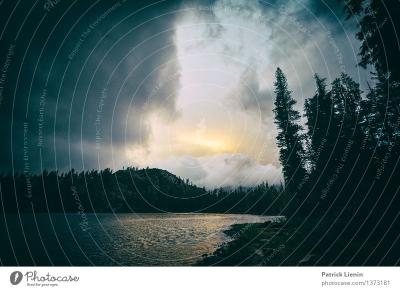 Rosalie Lake Wellness harmonisch Wohlgefühl Zufriedenheit Ferien & Urlaub & Reisen Umwelt Natur Landschaft Urelemente Luft Wasser Himmel Wolken Gewitterwolken