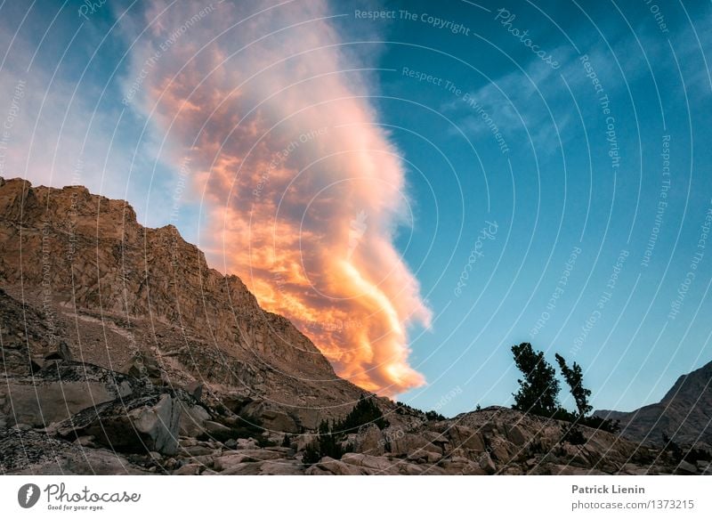 Feuerabend harmonisch Wohlgefühl Zufriedenheit Sinnesorgane Ferien & Urlaub & Reisen Ausflug Abenteuer Ferne Sonne Umwelt Natur Landschaft Urelemente Himmel