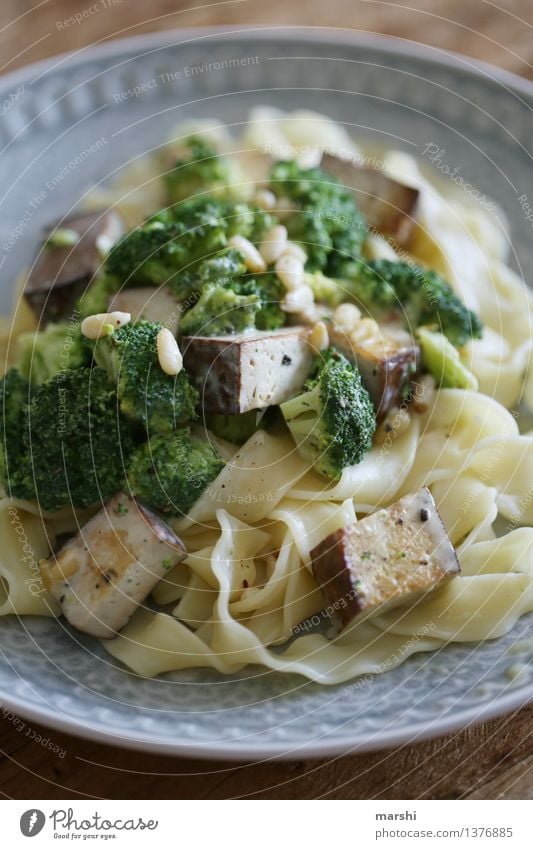 Pasta mit Tofu Lebensmittel Gemüse Ernährung Essen Mittagessen Abendessen Büffet Brunch Stimmung Appetit & Hunger Gesundheit Gesunde Ernährung