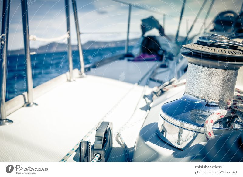 ... lass die anderen Machen! lesen Umwelt Landschaft Wasser Himmel Wellen Küste Fjord Meer Insel Schifffahrt Bootsfahrt Sportboot Jacht Segelboot Segelschiff