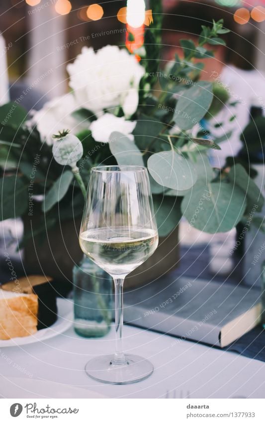 Moment der Rebe Getränk Wein Sekt Prosecco Glas Kerze Kerzenschein Lifestyle elegant Stil Freude Leben harmonisch Abenteuer Freiheit Traumhaus Innenarchitektur