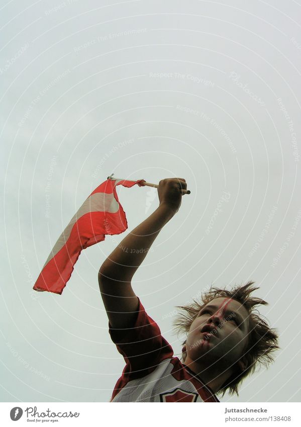 ole, ole, ole, ole.... Österreich Fan Fahne Finale Halbfinale Viertelfinale Weltmeisterschaft Freude Erfolg Fußball Match Euro EM Europameisterschaft