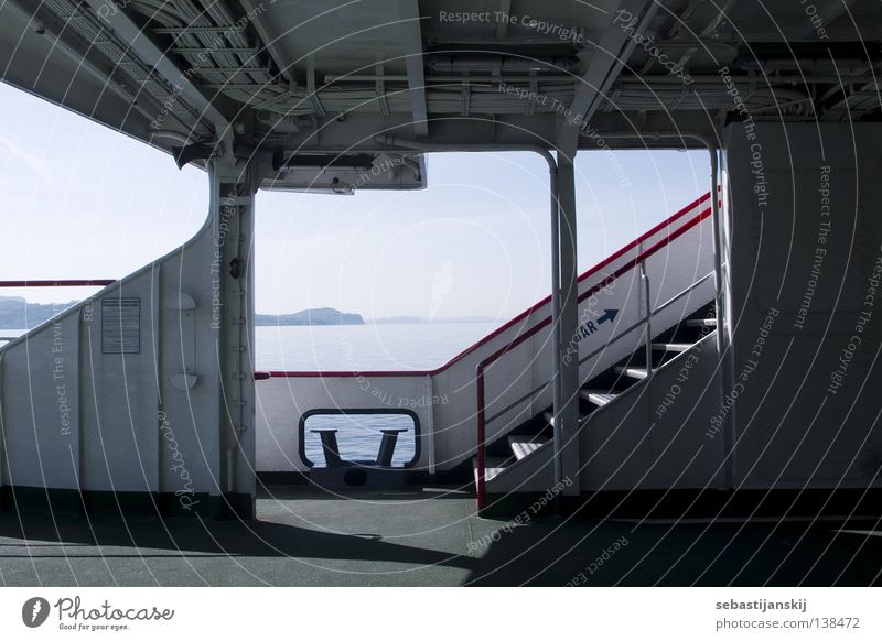 Lago Fähre Italien Wasserfahrzeug Stahl Sommer Meer See modern Schifffahrt Lago Maggiore Güterverkehr & Logistik