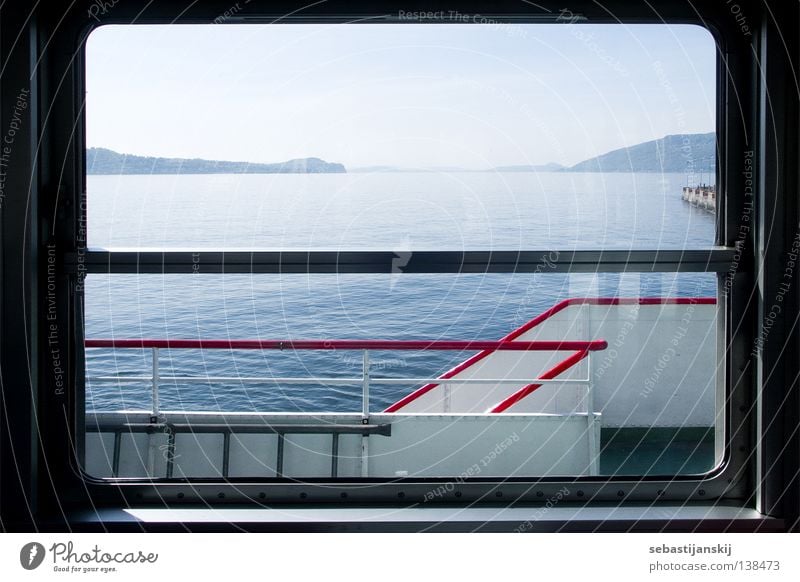 Lago Maggiore Fähre Italien Wasserfahrzeug Stahl Sommer Meer See Güterverkehr & Logistik