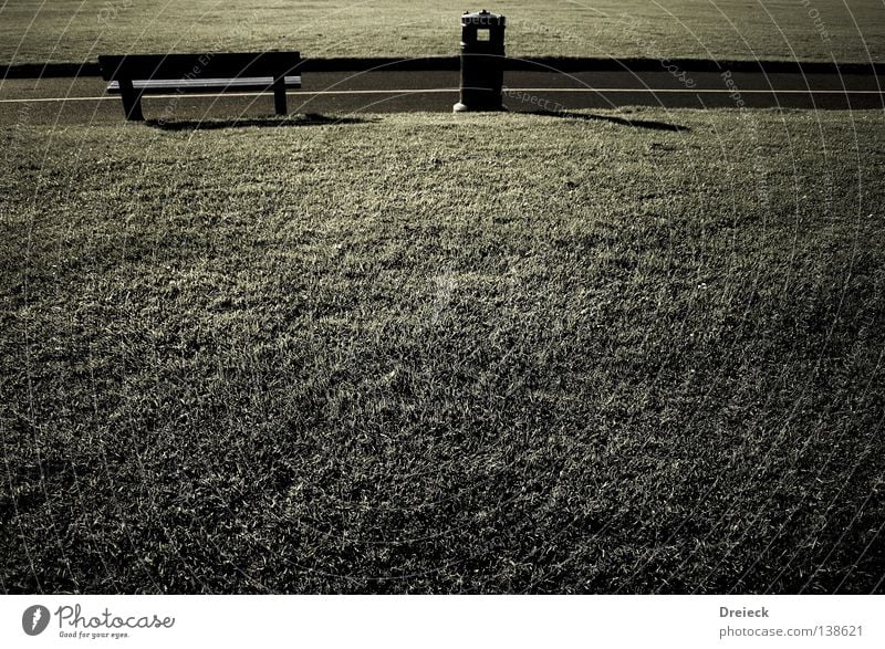 Rastplatz grün Gras Pflanze Wiese Halm Umwelt kalt Jahreszeiten Sitzgelegenheit Pause grau dunkel Park Müllbehälter Holzbank Parkbank Erde Sand England Natur