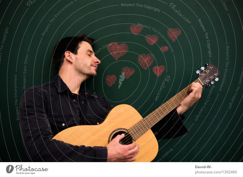 Romantiker elegant Freude Glück Tafel Student Mensch maskulin Junger Mann Jugendliche Erwachsene Leben 1 18-30 Jahre Kunst Künstler Kultur Musik Musik hören