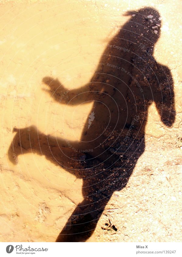 Dreck am Schuh Farbfoto Außenaufnahme Schatten Silhouette Frau Erwachsene Beine Feld Straße Schuhe Stein Reinigen dreckig Ekel nass braun schwarz steinig