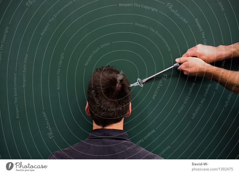 brainstorming mal anders Bildung Erwachsenenbildung Schule lernen Klassenraum Schüler Mensch maskulin Junger Mann Jugendliche Leben 1 13-18 Jahre 18-30 Jahre
