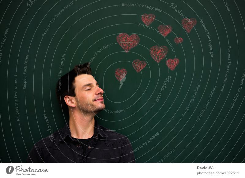 Verliebt elegant Leben Zufriedenheit Sinnesorgane Valentinstag Weihnachten & Advent Hochzeit Mensch maskulin Junger Mann Jugendliche Erwachsene 1 Kunst Liebe