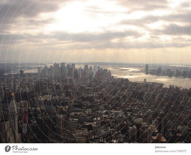 Ausblick Empire State Building New York City New York State Manhattan USA ESB Architektur