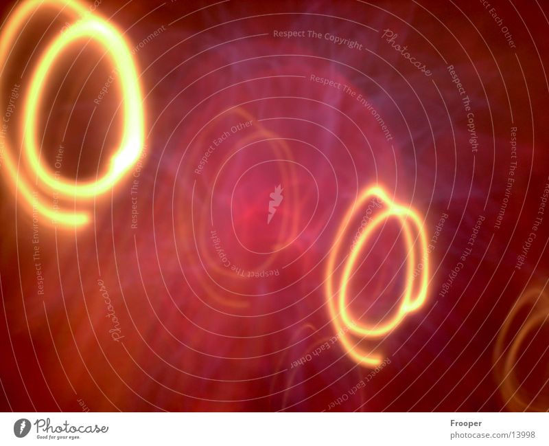 Lichtkreise Kreis Langzeitbelichtung hell Reaktionen u. Effekte modern Irritation