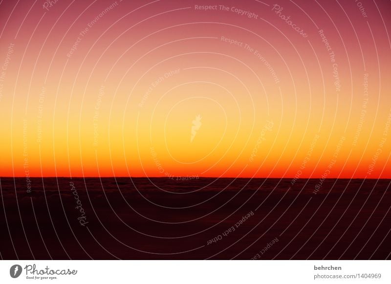 abschied und hoffnung Ferien & Urlaub & Reisen Tourismus Ausflug Abenteuer Ferne Freiheit Landschaft Himmel Wolken Sonnenaufgang Sonnenuntergang Frühling Sommer