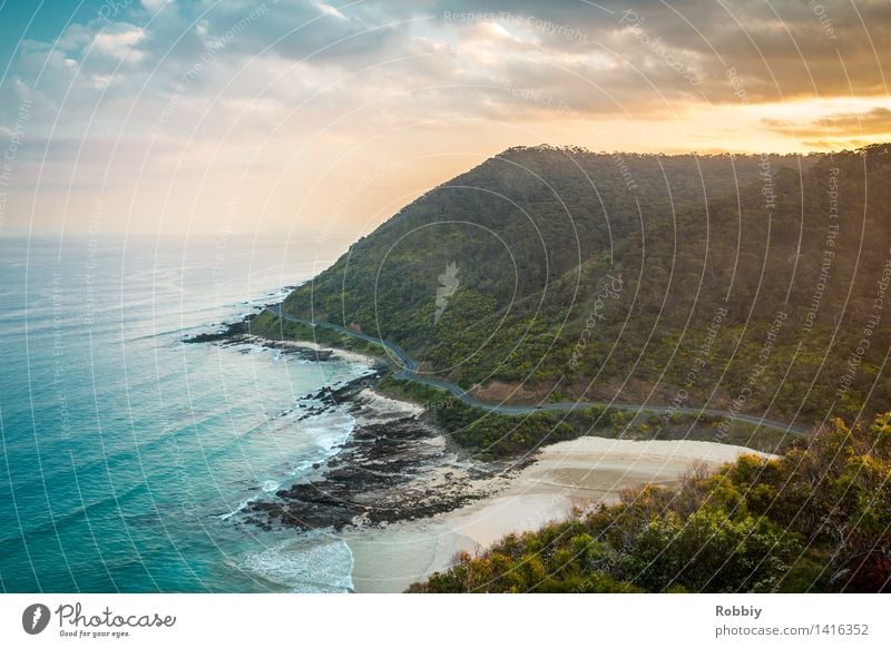 Great Ocean Road Ferien & Urlaub & Reisen Tourismus Ausflug Abenteuer Ferne Freiheit Expedition Strand Meer Wellen Berge u. Gebirge Umwelt Natur Landschaft